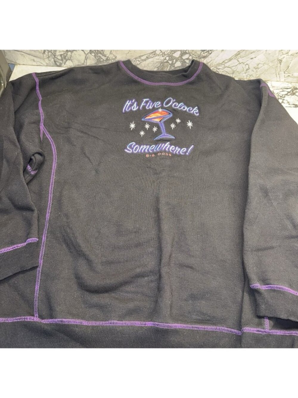 VTG Big Dogs Women’s Small Five O’Clock Somewhere Sweatshirt